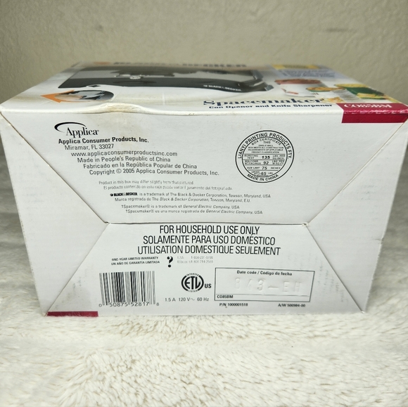 Black & Decker CO85BM Spacemaker Can Opener Black/Brushed Metal - Picture 6 of 8